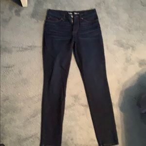 Lee platinum modern fit skinny jeans- dark wash